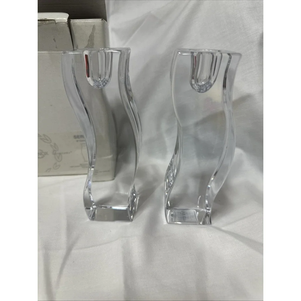 Pair of LENOX Ovations Serenity Wavy Curve 6